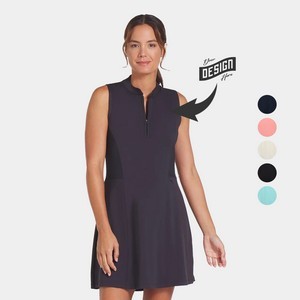 PUMA® Aerlon Mock Women's Sleeveless 1/4-Zip Golf Dress