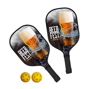 Smasher Pickleball Set Black (Full Color)