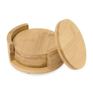 Bamboo Coaster Set - Bamboo