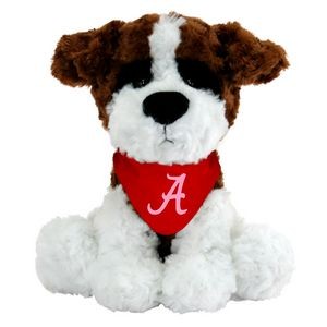 10" Large Sitting Dog - Brown & White