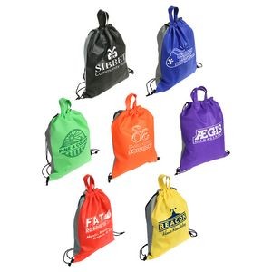 Glide Right Non-Woven Drawstring Backpack
