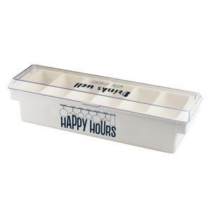 White Condiment Caddy