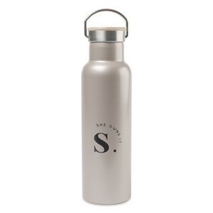 Aviana™ Metallics Double Wall Stainless Steel Bottle - 20 Oz. - Champagne