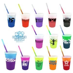 17 Oz. Mood Stadium Cup/Straw/Lid Set