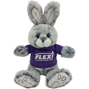 8" Gray Bunny Rabbit