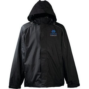 Men's VALENCIA Waterproof Fleece 3-in-1 Jacket with Detachable Hood