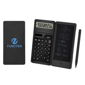 3 In 1 Intelligent Folding Portable Scientific Counter Solar Calculator with LCD Writing Notepad