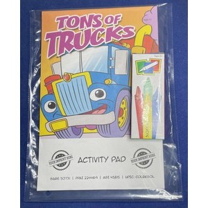 Tons of Trucks Activity Pad Fun Pack