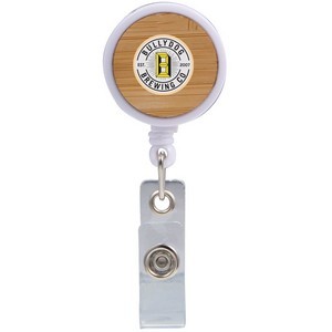 Bamboo Badge Holder