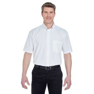 UltraClub Adult Short-Sleeve Whisper Twill