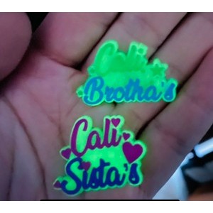 Custom Glow In The Dark Shoe Charms (3D)