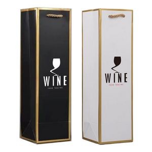 Premium Single Red Wine Tote Bag