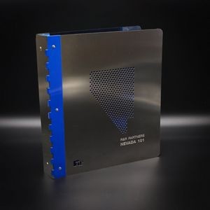 Metal Die-Cut Lucite Binder