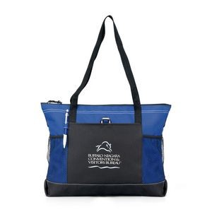 Select Zippered Tote - Royal Blue