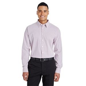 Devon & Jones CrownLux Performance™ Men's Micro Windowpane Shirt