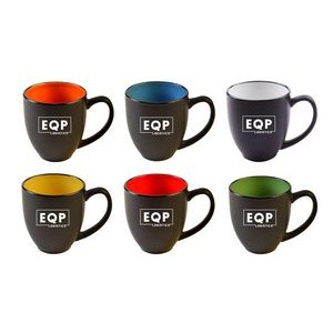 16 Oz. Matte Coffee Mug with Burst of Color