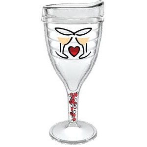 Molded Plastic Wine Glass