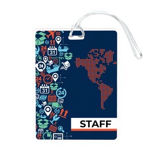 Imprinted Medium Luggage Tag
