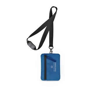 Rally Recycled ID Pouch Lanyard - Royal Blue
